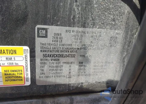 2014 Buick Enclave from USA, damaged, VIN 5GAKVCKD6EJ347332